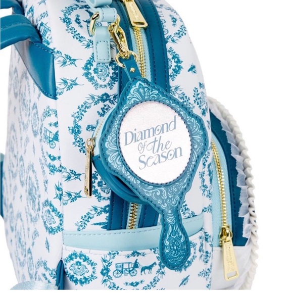 Loungefly Bridgerton Exclusive Diamond of the Season Mini Backpack - Picture 3 of 6